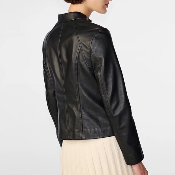 Meg Leather Scuba Jacket - Wilson’s Leather Size Small - Picture 4 of 8